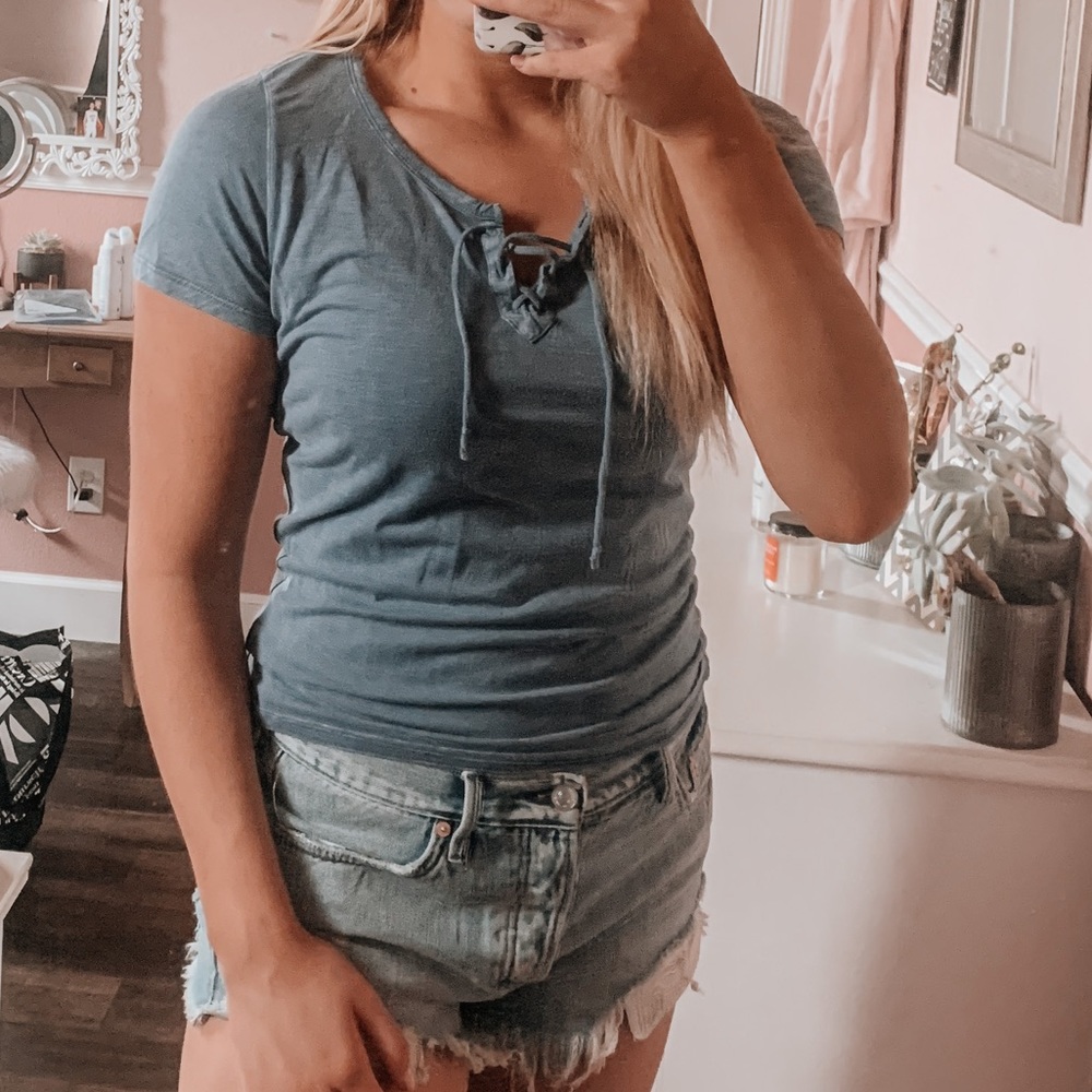 Blue t-shirt
